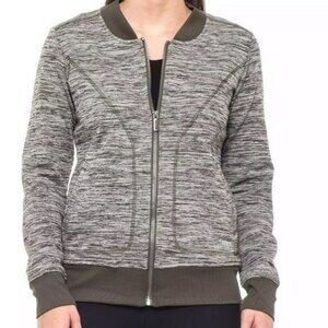 RBX Active Large Full Zip Bomber Jacket Size XL Army Green